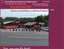 Tablet Screenshot of javasmotorcyclerepair.com